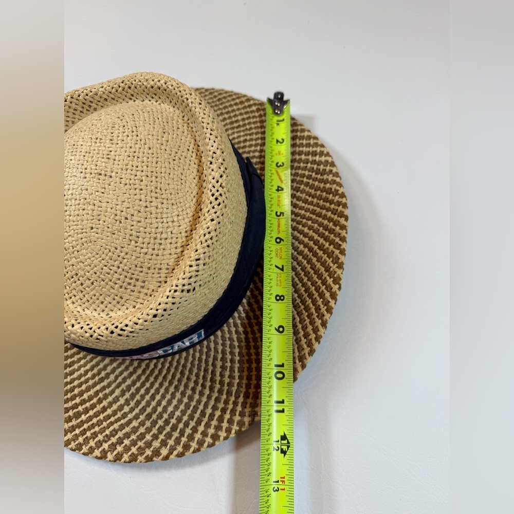 Vintage Nascar 100% paper straw hat, one size, ISC - Picture 10 of 12